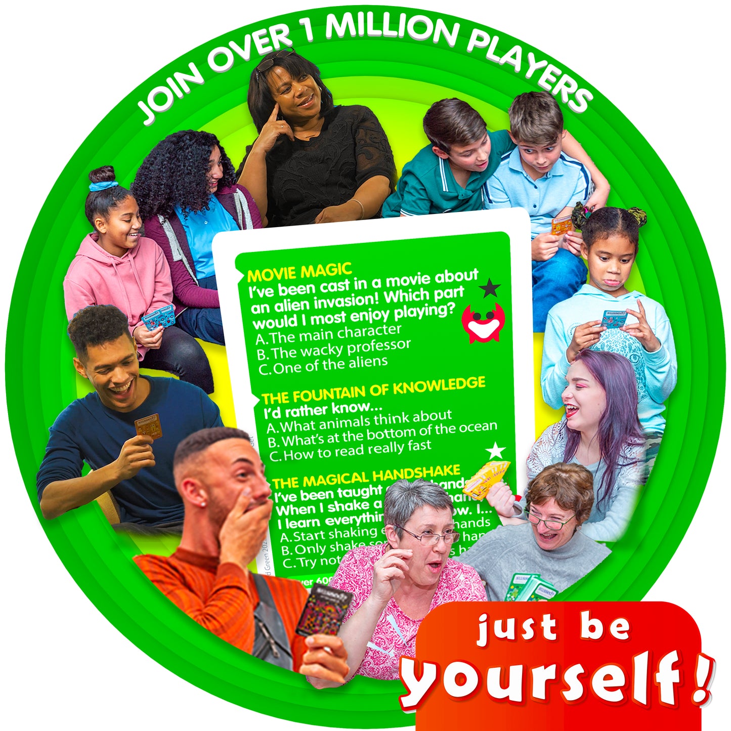 WILD GREEN: The Wacky Guess Your Answer Card Game