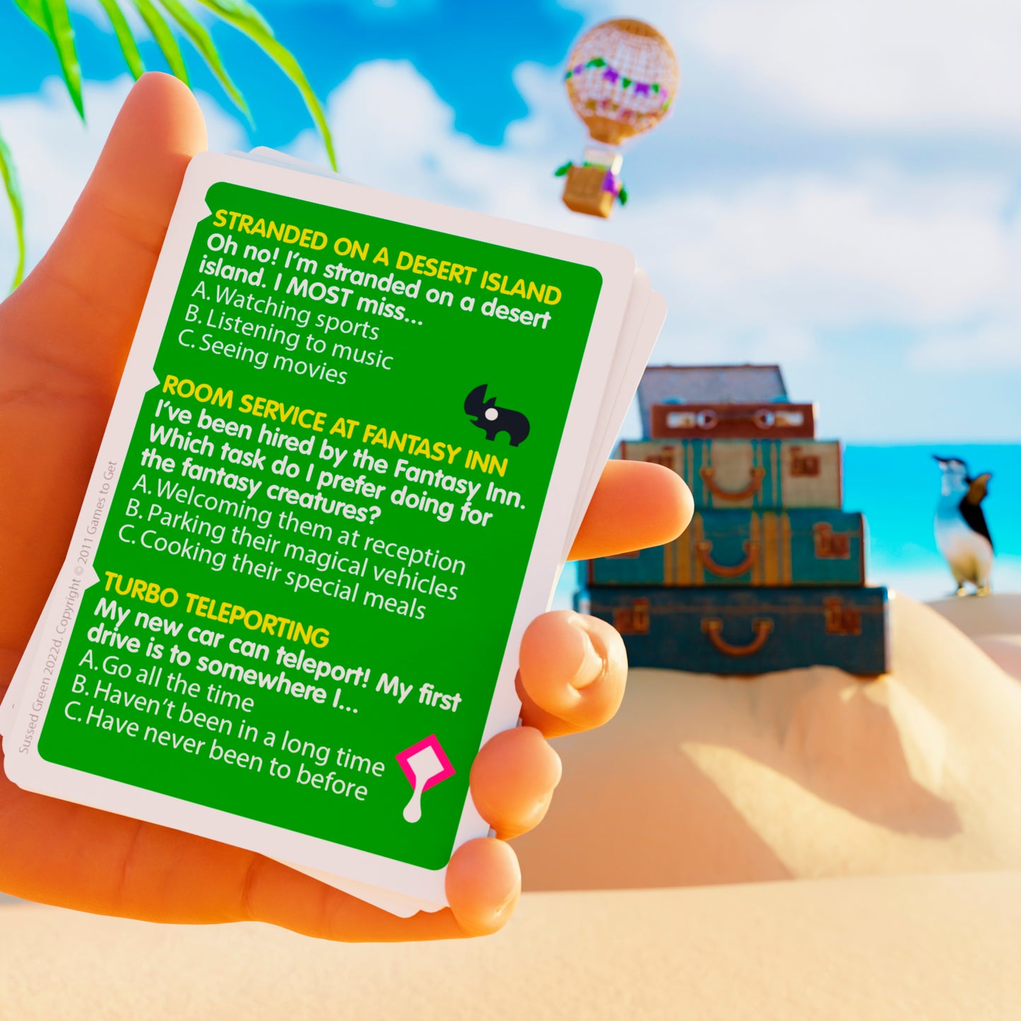 WILD GREEN: The Wacky Guess Your Answer Card Game