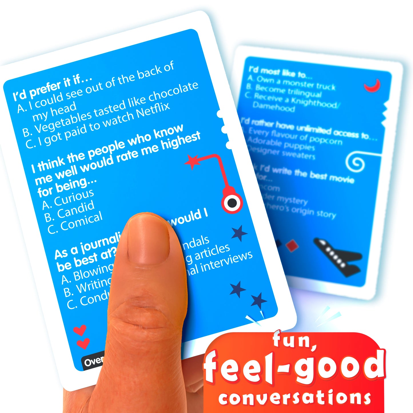 COOL BLUE: The Wacky Guess Your Answer Card Game