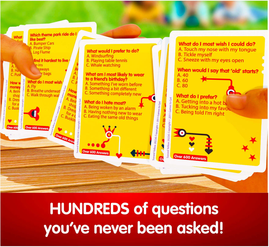 SUSSED Hello Yellow Deck: The Wacky Social Card Game