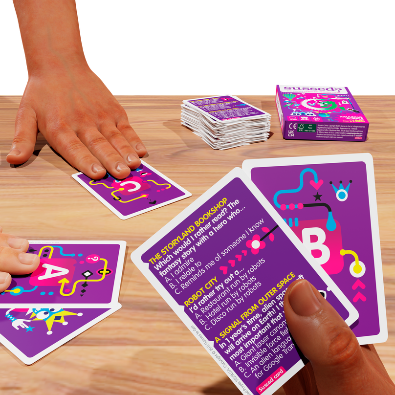 AMAZING PURPLE: The Wacky Guess Your Answer Card Game