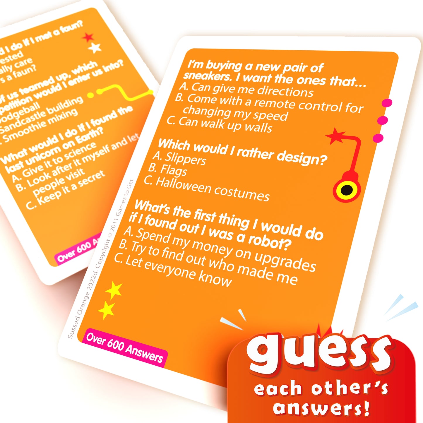 ODD ORANGE: The Wacky Guess Your Answer Card Game
