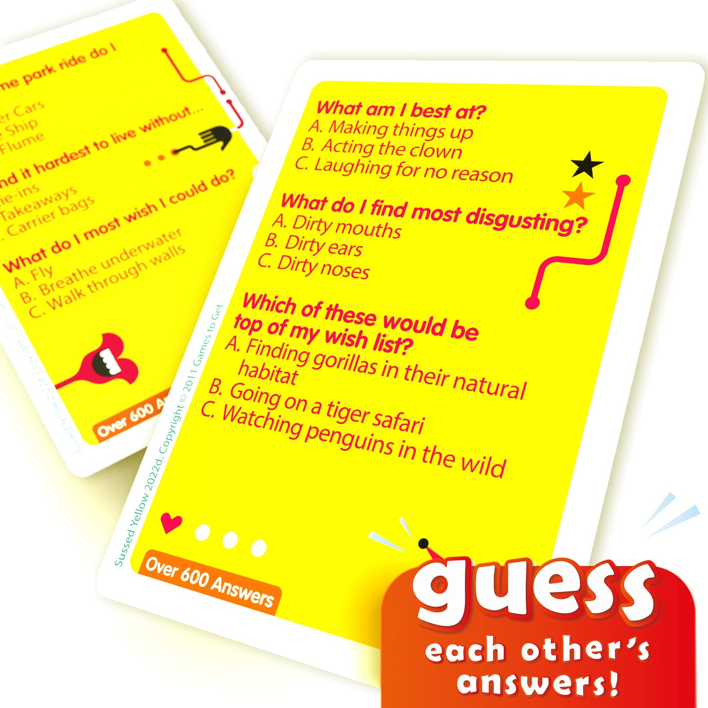 HELLO YELLOW: The Wacky Guess Your Answer Card Game
